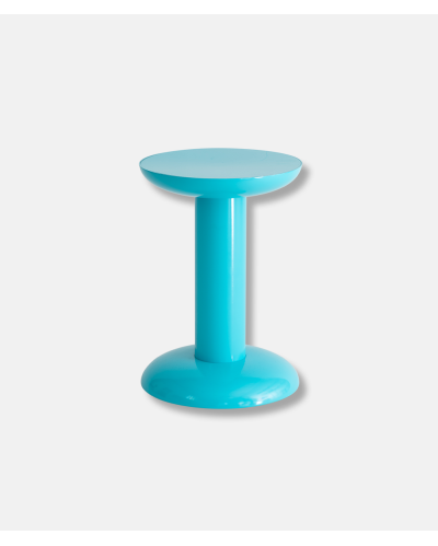 Raawii - Thing Stool Table - Turquoise - George Sowden